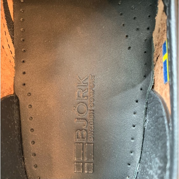 Bjork shoes | Swedish comfort | brown tooled floral clog mu|e | Size 9 Eur 39-40 - Picture 6 of 16